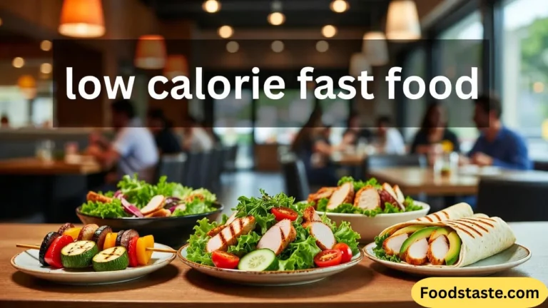 low calorie fast food