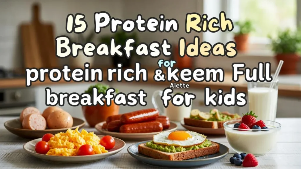 protein rich breakfast for kids